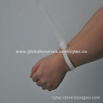 Nylon 66 Double Loop Disposable Handcuff for Police